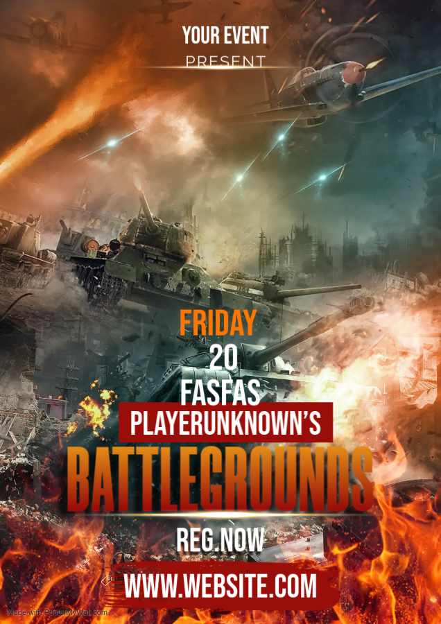 game poster made with postermywall